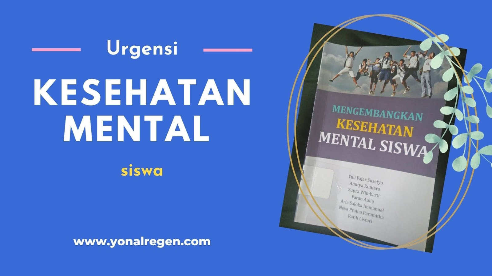 review buku mengembangkan kesehatan mental siswa