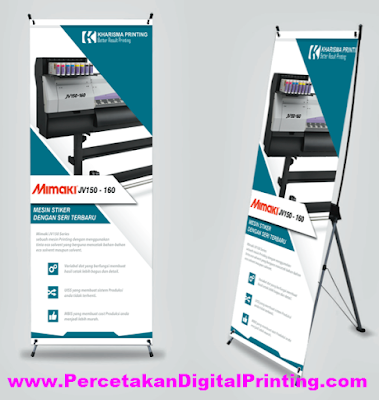 Contoh Desain X BANNER Dari Percetakan Digital Printing Terdekat