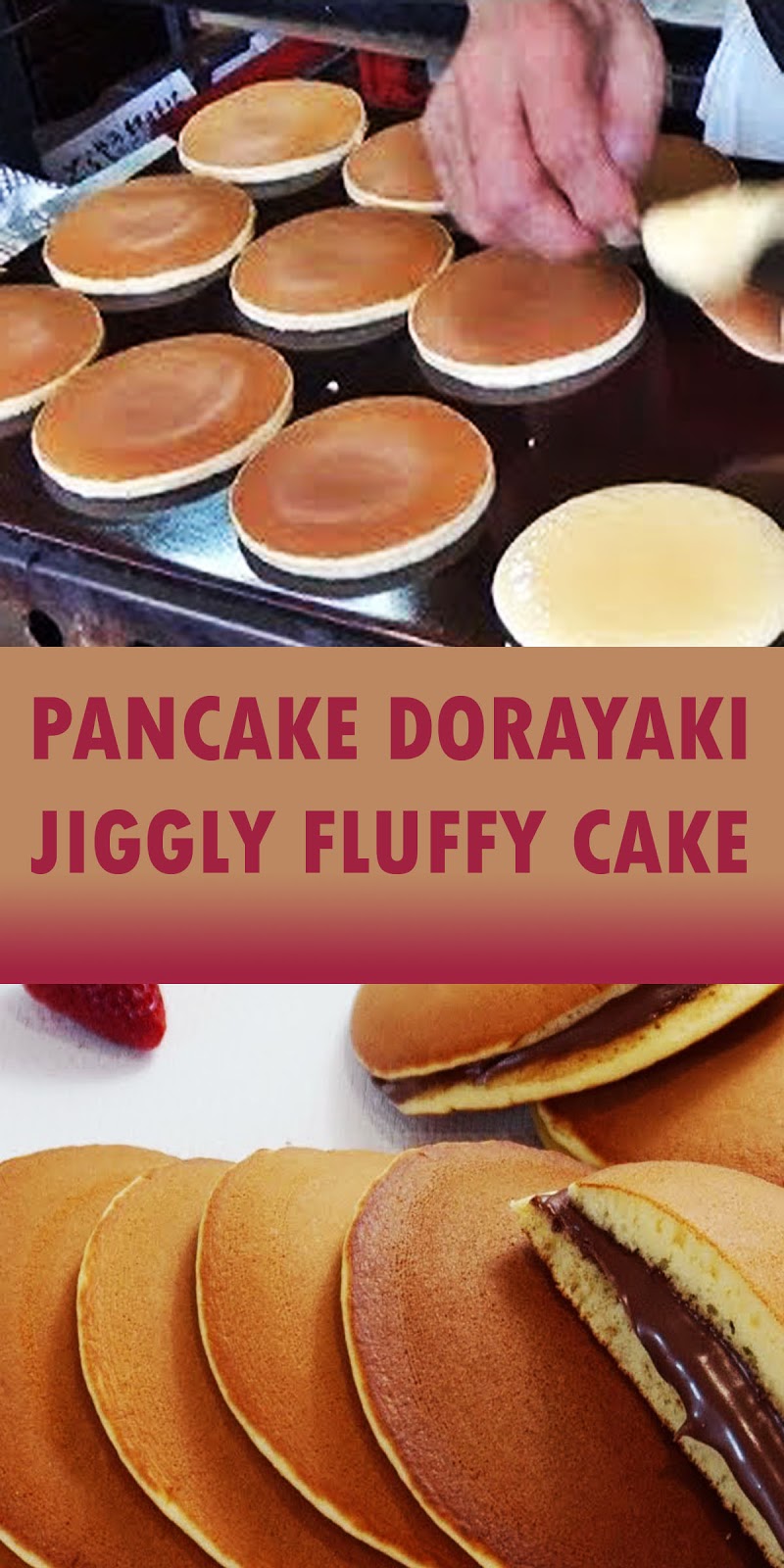 JAPANESE STREET FOOD - JAPANESE PANCAKE DORAYAKI JIGGLY 