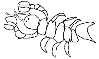 lobster, lobster drawing, lobster colouring page, lobster coloring page