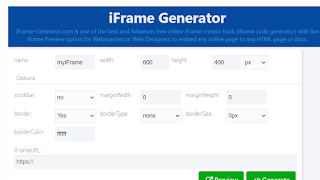 İFame Generator Oluşturma Aracı