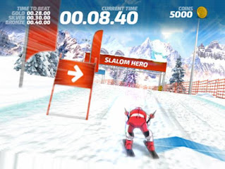 Gameplay de Slalom Hero