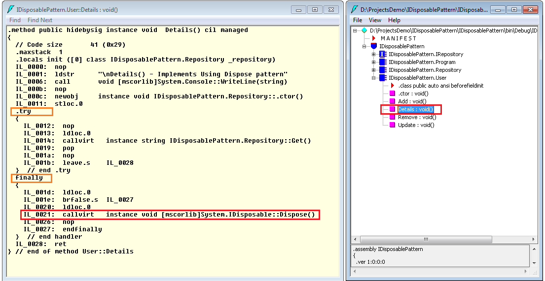 IDisposable Interface in C UsingDispose Pattern Dispose Method