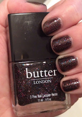 butter LONDON, butter LONDON The Black Knight, nail polish, nail varnish, nail lacquer, manicure, mani monday, #manimonday, nails