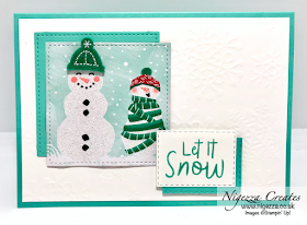 Nigezza Creates with Stampin' Up! Let It Snow DSP stretch your stash One Sheet Wonder