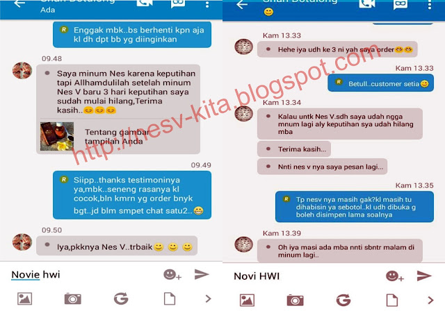 efek samping nes v keputihan