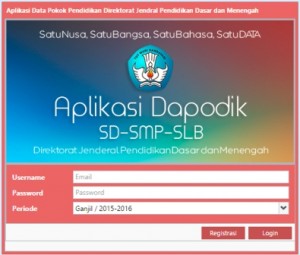 Dapodik Versi 4.0.0 Akan Dirilis tanggal 30 Juli 2015