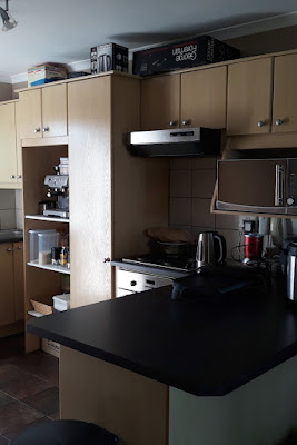 kitchen with built-in-cupboards