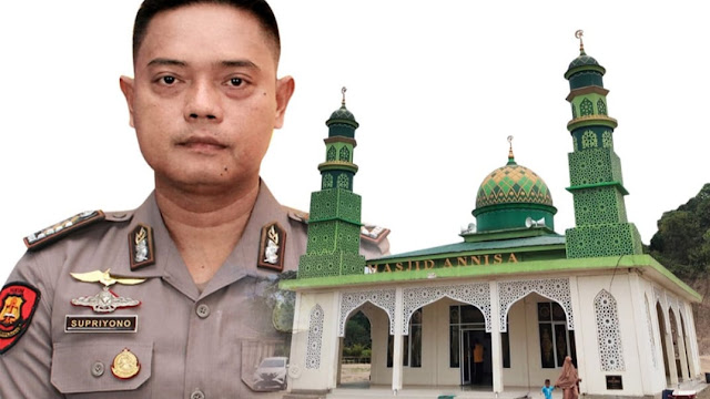 Bripka Supriyono Terima Penghargaan Sekolah SIP dari Kapolri atas Dedikasinya Membangun Masjid