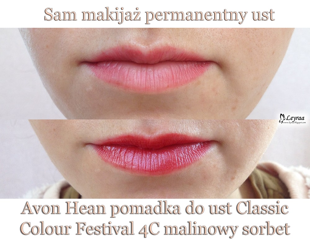 Avon Hean pomadka do ust Classic Colour Festival 4C malinowy sorbet