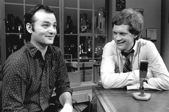 Bill Murray with David Letterman