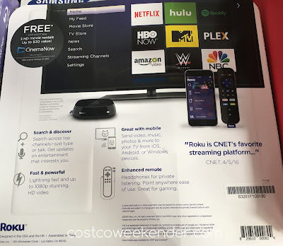 Costco 999833 - The Roku 3 4230X Streaming Player will make cancelling cable easier