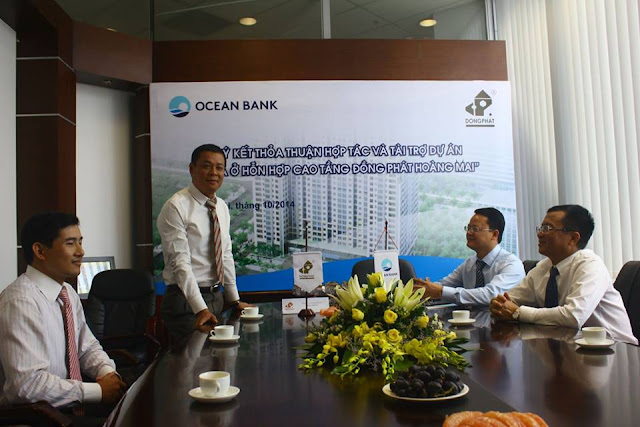 LỄ KÍ KẾT HỢP TÁC KINH DOANH CHỦ ĐẦU TƯ ĐỒNG PHÁT VÀ OCEAN BANK