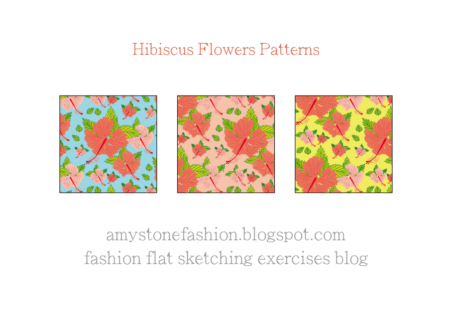 Hibiscus Floral Patterns