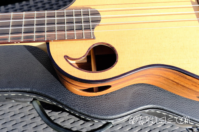 ZT Baritone Ukulele sound holes