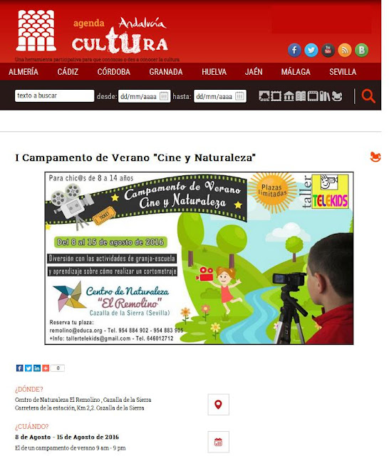 http://www.juntadeandalucia.es/cultura/agendaandaluciatucultura/evento/i-campamento-de-verano-cine-y-naturaleza