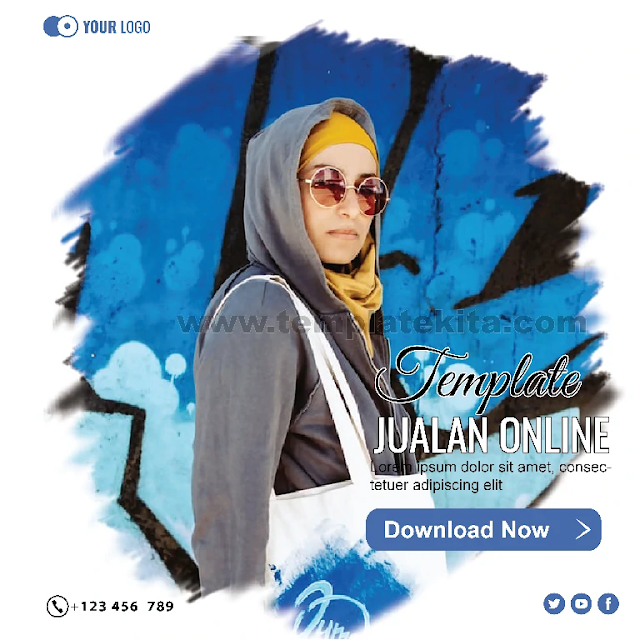 Download Desain Feed Instagram Jualan Toko Online CorelDraw Dan Photoshop