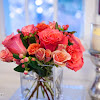 Dinner Party Flower Arrangements : Flower Arrangement On Dinner Party Table Stockphoto - The combination of great tasting food, good wine, and table top flowers, will make for an enjoyable dinner party to remember.