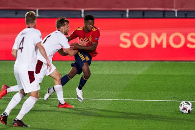 ملخص وهدف فوز اسبانيا علي سويسرا (1-0) دوري الامم الاوروبية