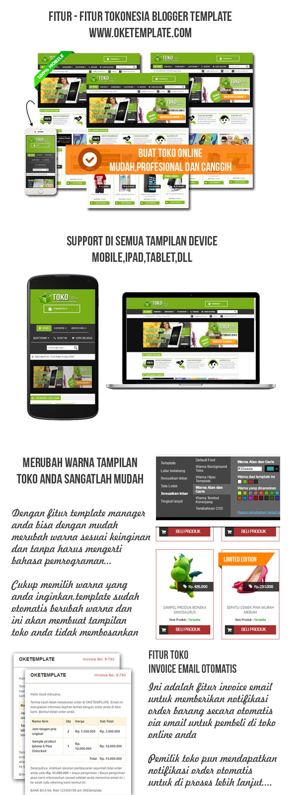 TOKONESIA BLOGGER TEMPLATE