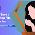 How to Save a Photoshop File as A Vector