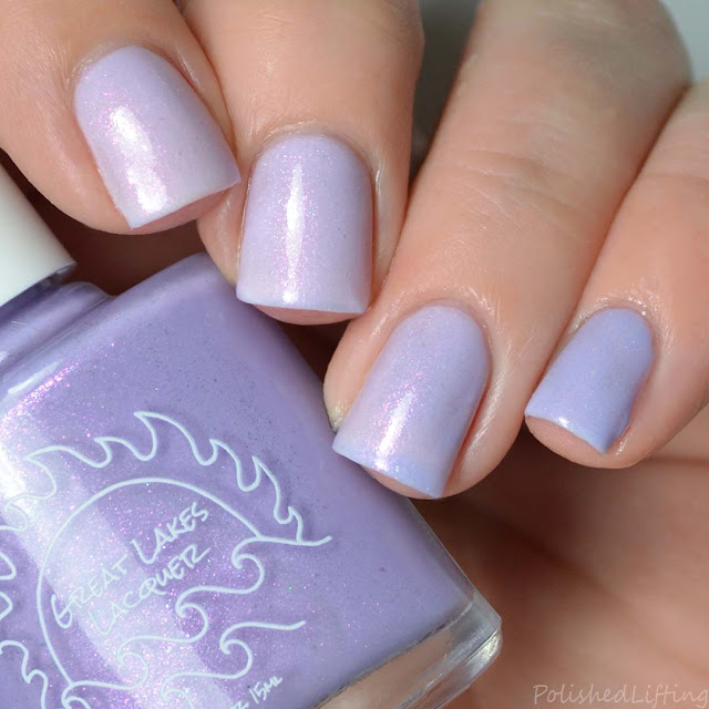 purple tri thermal nail polish