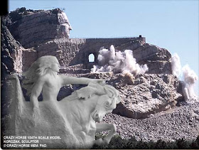 The Crazy Horse Memorial, pahatan gunung
