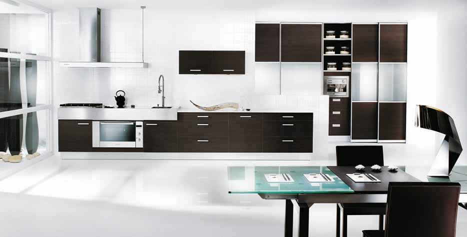 Gambar Model Desain  Ruang Dapur  Sederhana Nuansa Hitam  