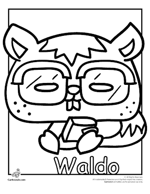 Moshi Monsters Coloring on Moshi Monsters Coloring Pages   Waldo Jpg