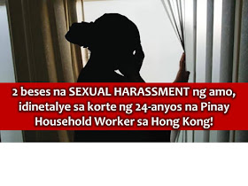 Many household workers experience sexual harassment or abuse by their employer but only a few have the courage to report it and fight for their right.  Just like the case of a 24-year old Pinay domestic helper in Hong Kong who testifies in court against her former employer.  This is in line with the trial for the two counts of indecent assault where she is a victim.  Last February 8, the said Pinay was called to be the first witness by the prosecution at Shatin Magistrates’ Courts. This was the first trial day of charges filed against an employer named Ong C.K.