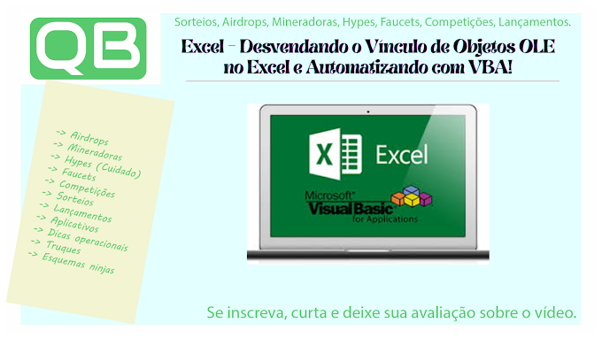 Excel - Desvendando o Vínculo de Objetos OLE no Excel e Automatizando com VBA!