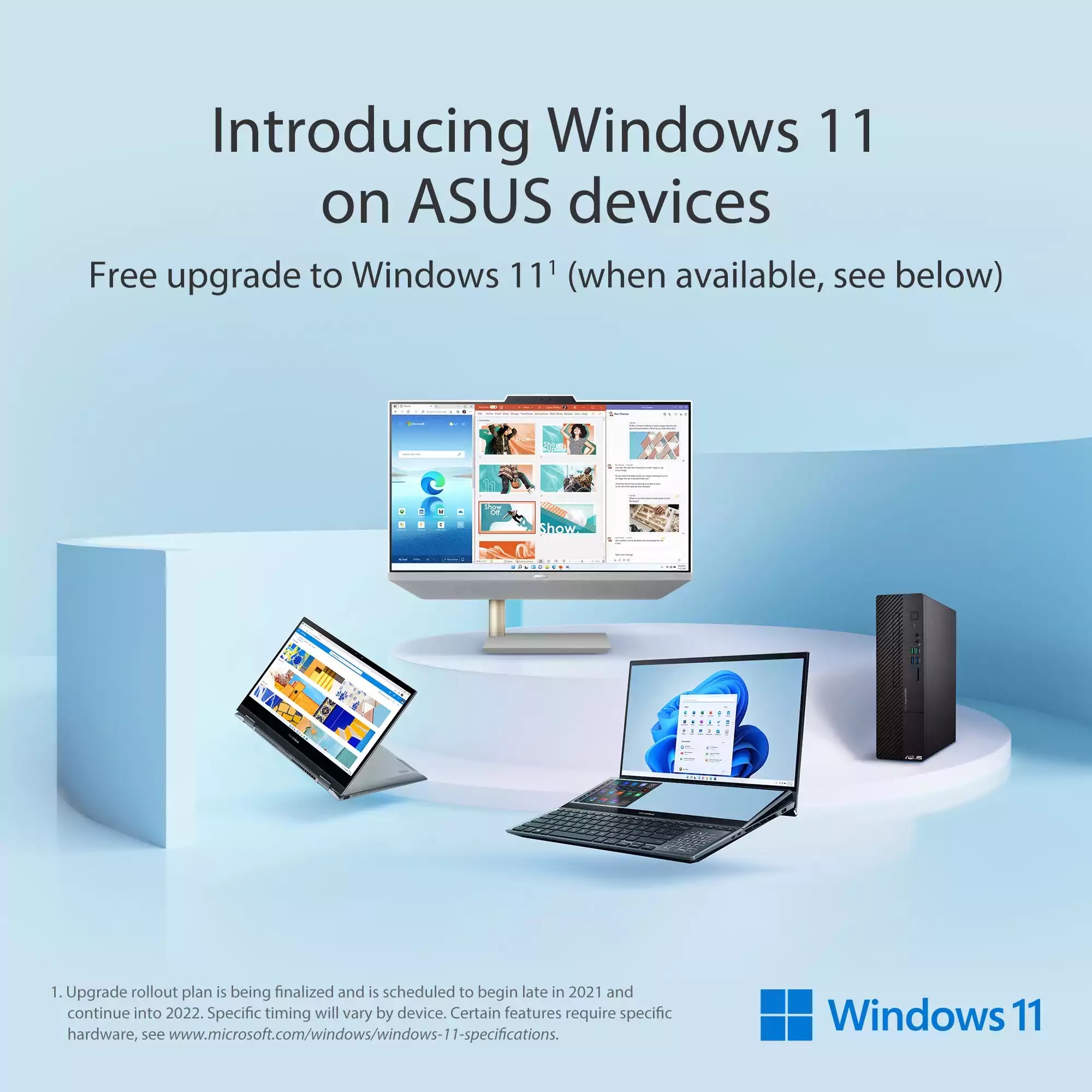 ASUS Partners with Microsoft for Windows 11 Upgrade