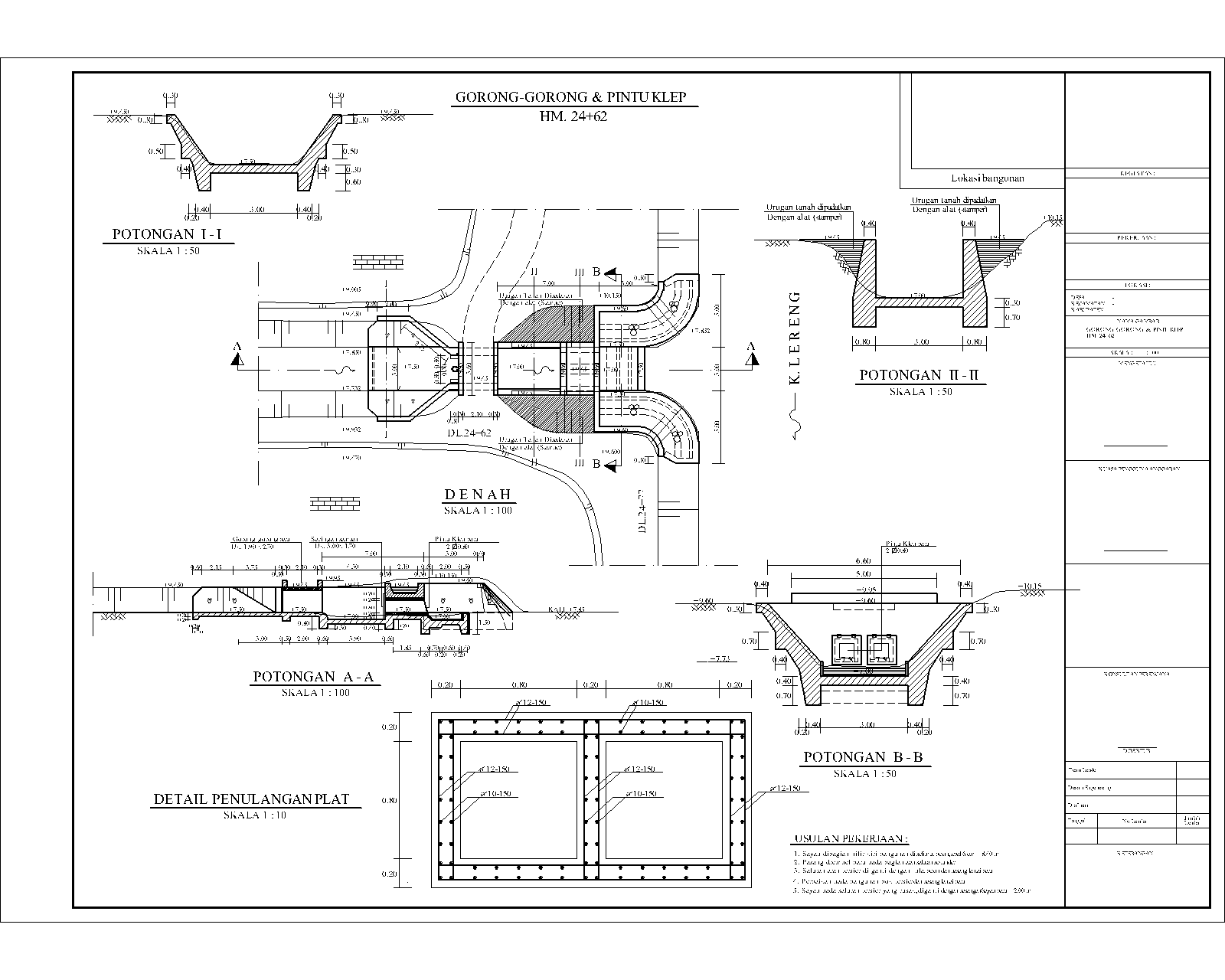 RANCANG GRIYA Contoh Gambar Desain Bangunan Air 