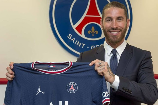 PSG sign Spain defender Ramos on free transfer