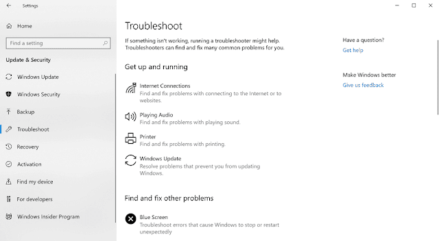 troubleshooter performance Optimize Windows for Gaming