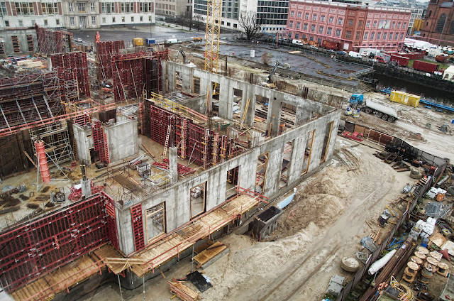 Baustelle Berliner Schloss, Stadtschloss, Schlossplatz, 10178 Berlin, 10.12.2013