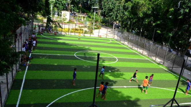 Gambar Biaya Pembuatan Lapangan Futsal Indoor Outdoor 