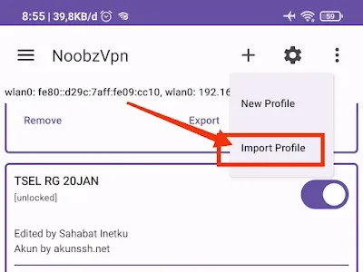 noobzvpn, profil noobzvpn