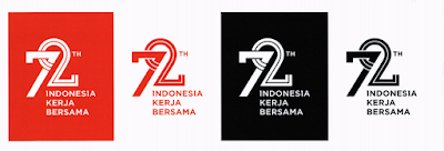 Logo Kemerdekaan HUT RI 72 Indonesia Merdeka Bersama