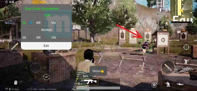 New Mod Menu Pubg Mobile Esp Box + Aim [300m] | GL-KR-VN 