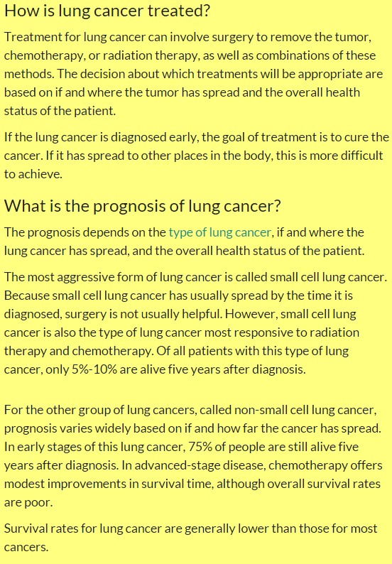 What causes lung cancer?