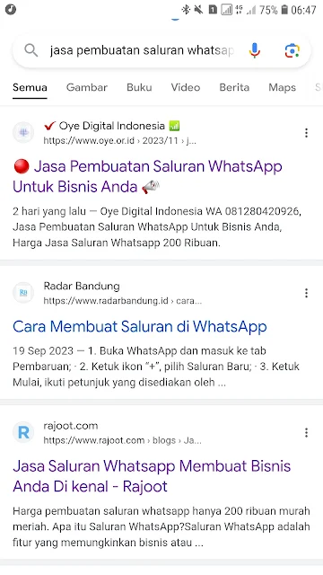 Gambar Jasa Saluran Whatsapp