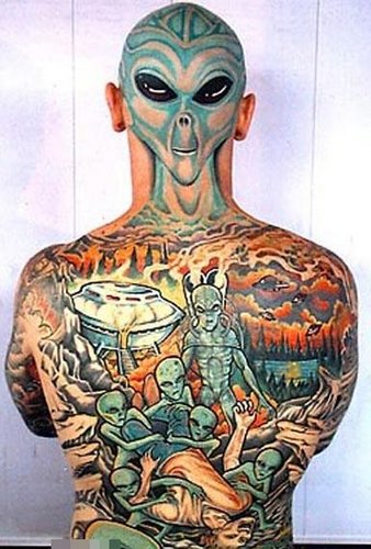 Texas Tattoos: Alien Tattoo Designs