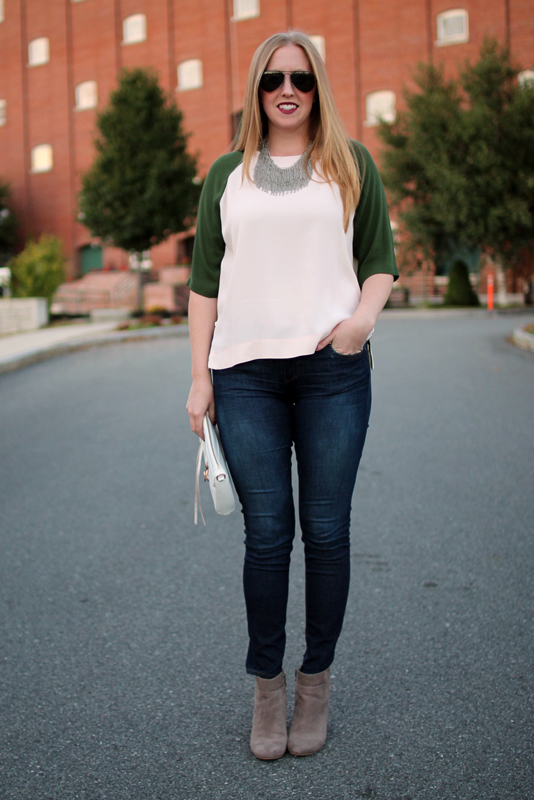 topshop color-block tunic, Boston bloggers, boston fashion blog, boston style blog, boston blog, style blog, colorblock