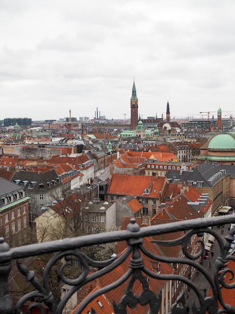 View from the Round Tower in Copenhagen, Denmark
