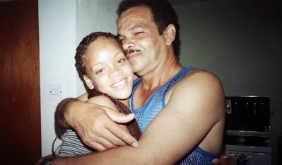 Singer Rihanna Childhood Photo with Father Ronald Fenty | Singer Rihanna Childhood Photos | Real-Life Photos