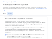 Panduan Lengkap: Cara Membuat Pesan GDPR dari Google AdSense