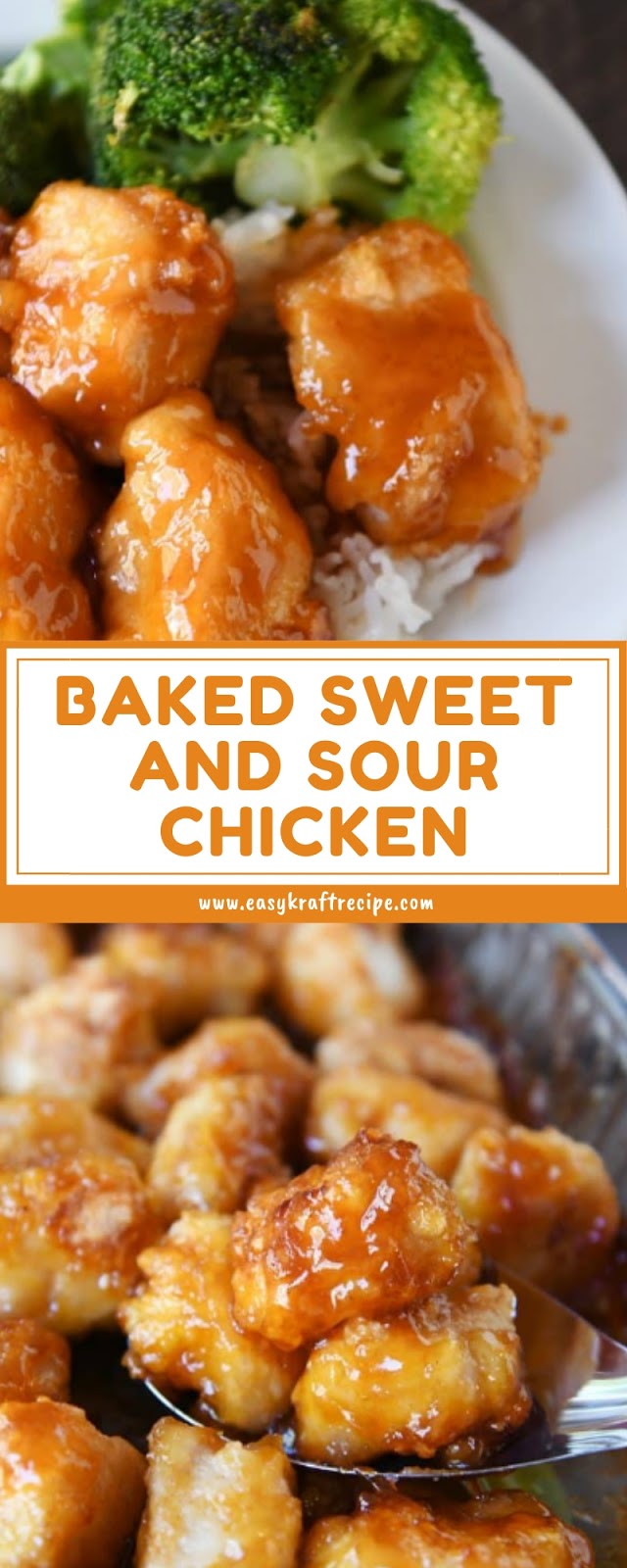 BAKED SWEET AND SOUR CHICKEN