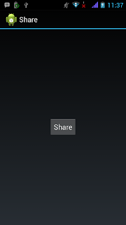 Share Button Android Application