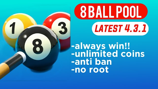 8 Ball pool 4.3.1 (mod, unlimited) 2019 100% working no root